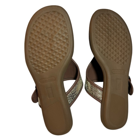 Aerosole Clarity Thong Sandals size 8 zM - Picture 7 of 9